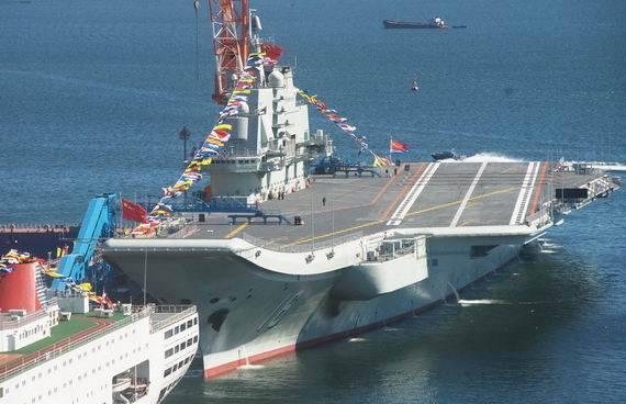 資料圖：中國航母遼寧艦。