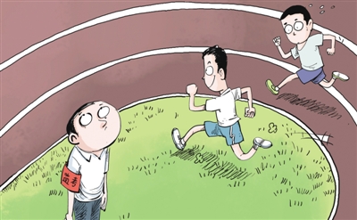 中考體育多人“抄近道”，就這樣“贏在起跑線”？