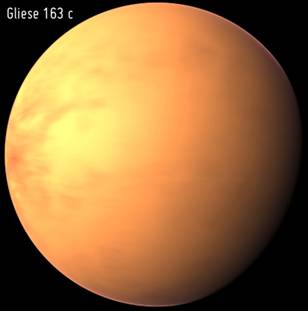 “超級地球”行星Gliese 163c，可能孕育微生命