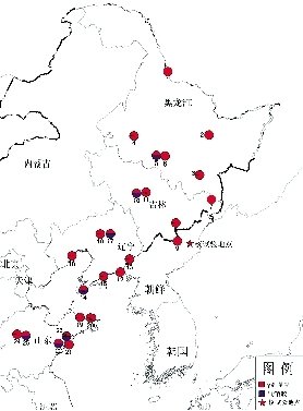 中國(guó)環(huán)保部門部分監(jiān)測(cè)站分布圖。圖/中國(guó)環(huán)保部網(wǎng)站